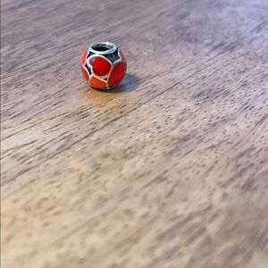 Retired Pandora “Red Hot Love”  Charm ❤️
